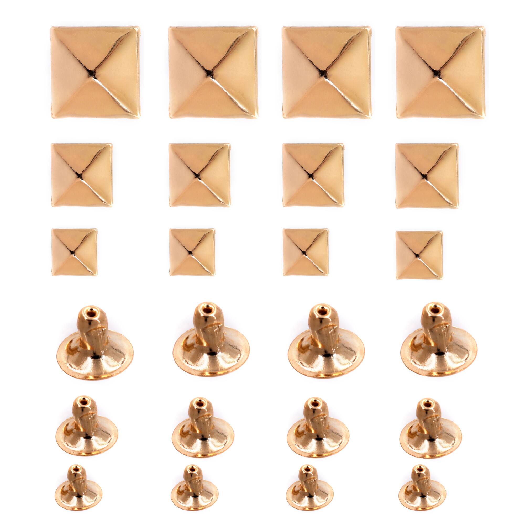 Assorted Gold Leather Rivet Mix by Bead Landing™
